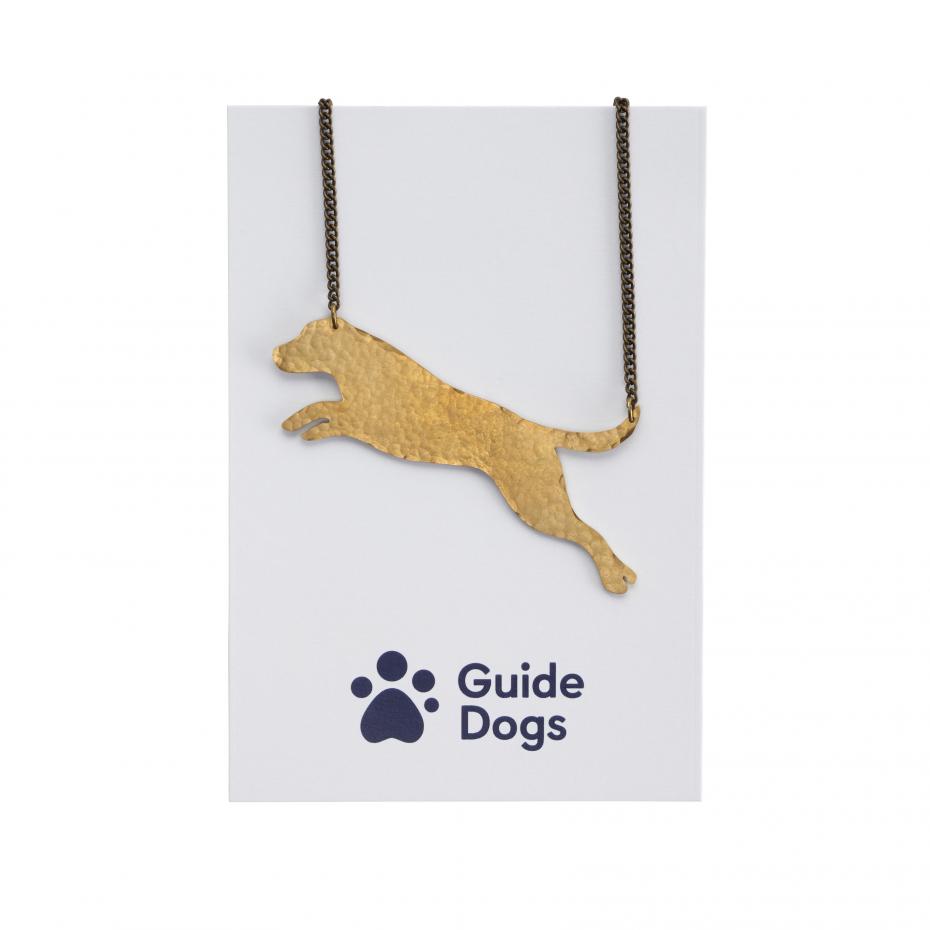 Leaping Dog Necklace